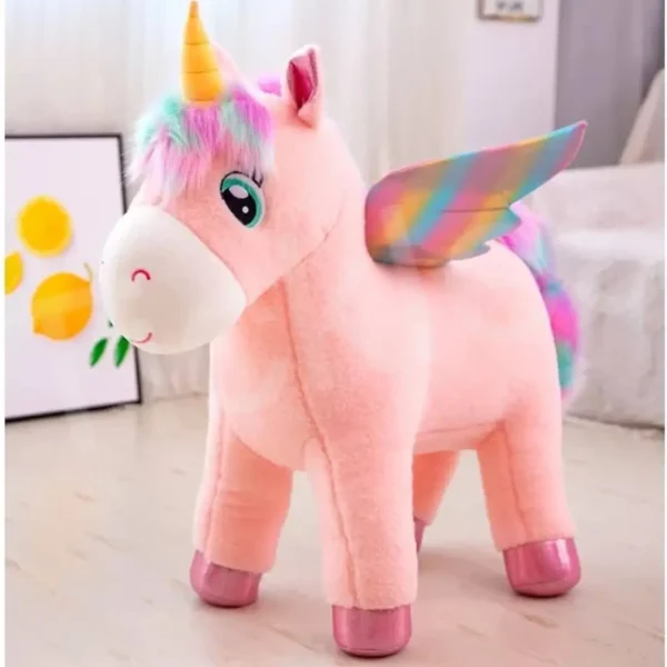 Unicorn Soft Toy Pink